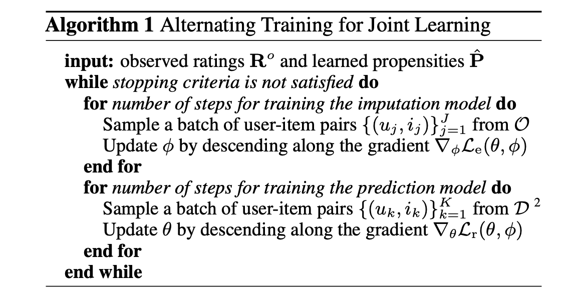 joint learning algorithm